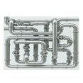thumbnail image 1 of Industrial Cutting Board, Maze of Pipelines Faucets and Valve Gasoline Engineering Themed Print, Decorative Tempered Glass Cutting and Serving Board, Large Size, Grey White, by Ambesonne, 1 of 1