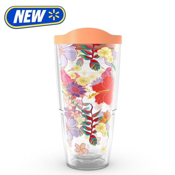 Tervis Classic Tritan Hibiscus Party 24oz Classic Tumbler with Travel Lid