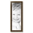 thumbnail image 2 of ArtToFrames 9" x 26" Black Panel With Gold Lip Picture Frame, 9x26 inch Multi Wood Poster Frame (WOM-5092),  Pack, 2 of 7