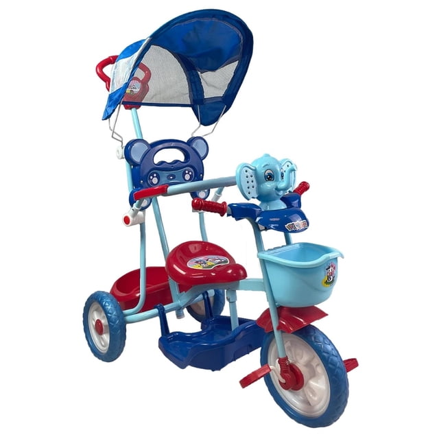 Triciclo Elefante Azul Trendy Kids Con Toldo