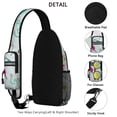 thumbnail image 2 of Educational Bookshelf Sling Backpack for Readers, Library Book Print Crossbody Daypack, Book Lover Gift Bag, 2 of 5