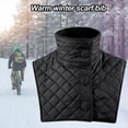 thumbnail image 2 of Qisuw Neck Wrap Water Repellent Scarf Elder Gift Neck Warmer Winter Moto Riding Skiing Thicked Skating Neck Warmer Cover Warm, 2 of 19