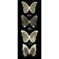 thumbnail image 3 of Greene, Taylor 12x24 Black Modern Framed Museum Art Print Titled - Hope Faith Love Butterflies 2, 3 of 5