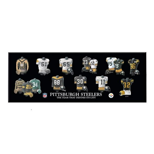 Winning Streak Sports P10004 Pittsburgh Steelers Legs Plaque Uniforme