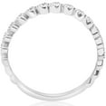 thumbnail image 2 of Pompeii Stackable Diamond Wedding Ring 14k White Gold (G/H,I1-I2), 2 of 3