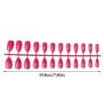 thumbnail image 4 of Juego de 24 piezas de uñas postizas Minnieouse para mujer Melon rojo, 4 of 5