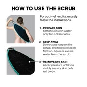 Dermasuri Exfoliating Back Scrubber - Exfoliator Body Scrub for Women & Men (1 Pack)