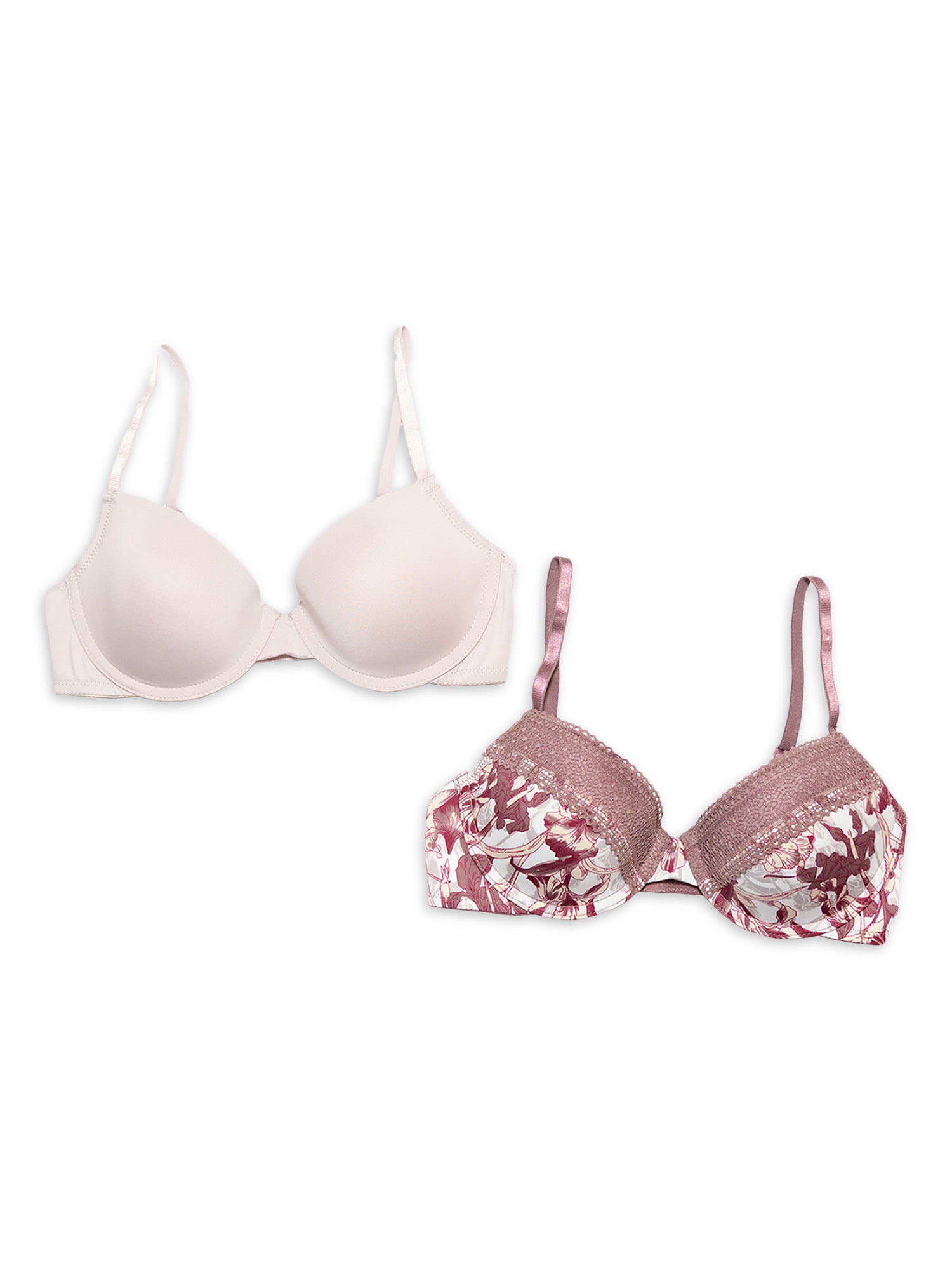 BCBG Maxazria 2 pack Ladies T-Shirt Bra - Walmart.com