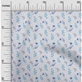 thumbnail image 1 of oneOone Cotton Cambric Light Blue Fabric Florals Quilting Supplies Print Sewing Fabric By The Yard 42 Inch Wide, 1 of 4