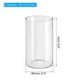 thumbnail image 2 of Uxcell 5.9"x3.3" Clear Glass Cylinder Vase Tabletop Flowers Vase Floating Candle Holder Vase, 2 of 6