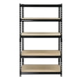 thumbnail image 2 of Juggernaut Storage 30" x 60" 5-Shelf Steel Utility Shelving Unit, Black, 2 of 7