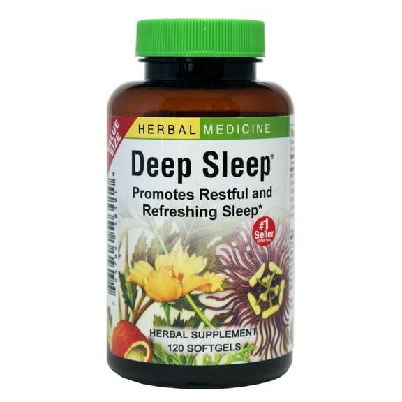 Deep Sleep - 120 Fast-Acting Softgels by Herbs Etc