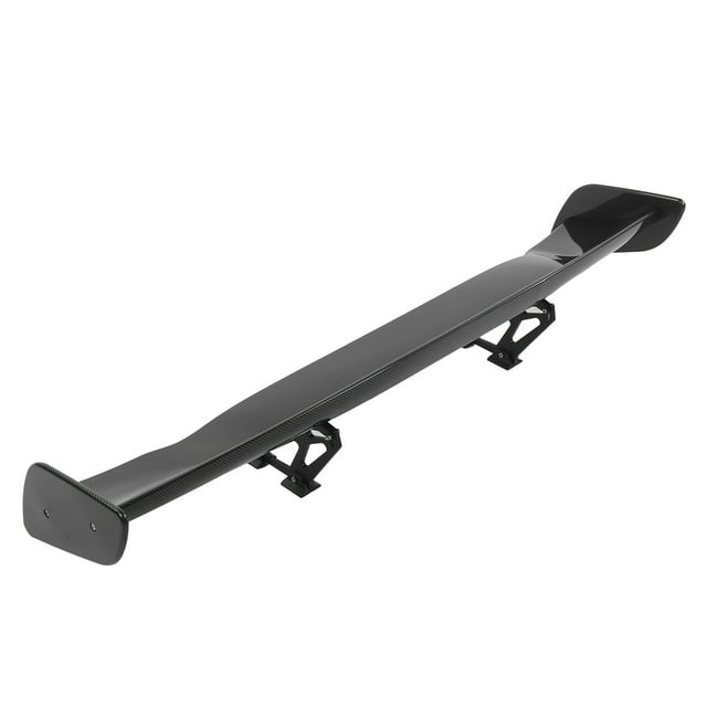 Qiilu Carbon Fiber Rear Trunk Spoiler Kit With Mounting Tool Universal For Sedan Car