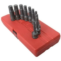 Sunex Tools 2638 10 Piece 0.5 Inch Drive SAE Impact Hex Driver Set