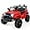 Red, variant on OLAKIDS Kids Ride On Truck, 12V Electric Vehicle Car with Remote Control, Toddlers Battery Powered Toy with 2 Speeds, Spring Suspension, Double Open Doors, LED Lights, Music, USB, Mp3