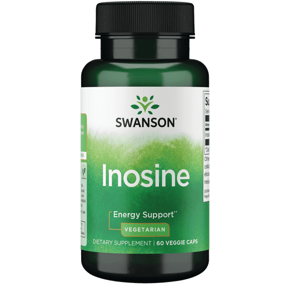 Swanson Inosine 500 mg 60 Veggie Capsules