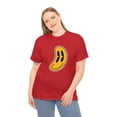 thumbnail image 3 of Flatten smiley face graphic t shirt Unisex Heavy Cotton Tee, 3 of 8