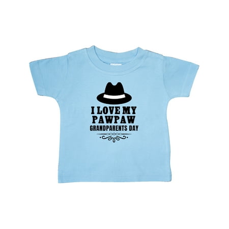 

Inktastic Grandparents Day I Love My Pawpaw Gift Baby Boy or Baby Girl T-Shirt