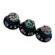 thumbnail image 5 of 3 piezas de perilla de sombrero de guitarra con incrustaciones de casa para guitarra eléctrica ST negro duradero Sunnimix Perilla de sombrero de guitarra, 5 of 8
