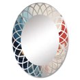 thumbnail image 2 of Designart "Timeless Nautical Surrealism in Wonderland IV" Surrealism Round Wall Mirror - Modern Oval Printed Decorative Oversized Mirror - Multiple Color Options, 2 of 4
