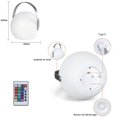 thumbnail image 4 of Luces de noche Lámpara de pared LED Lámpara de pared para cama de hotel Lámpara de pared para pasillo con interruptor Negro 9W 3000K Luz cálida (redonda)--, 4 of 4