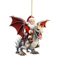 thumbnail image 2 of Decoraciones Navideñas Dragón Dibujos Animados Acrílico para Fiesta Navidad (D), 2 of 2