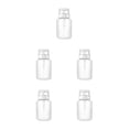 thumbnail image 1 of Qarigey Botella de uñas de 200ML, dispensador de bomba de prensa vacía, limpiador removedor de esmalte de plástico, herramienta de manicura de Type2 NO2 Qarigey CBP072615, 1 of 4