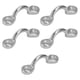 thumbnail image 5 of 5 uds correa de bucle de cubierta de acero inoxidable 316 almohadilla ojo amarre ancla Marina Kayak canoa aparejo 5mm, 5 of 8