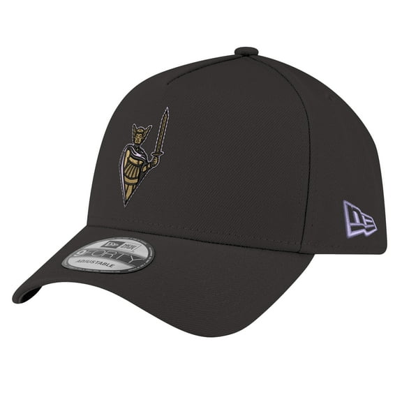 Unisex-New Era  Eclipse Black Golden State Valkyries Core Logo A-Frame 9FORTY Adjustable Hat