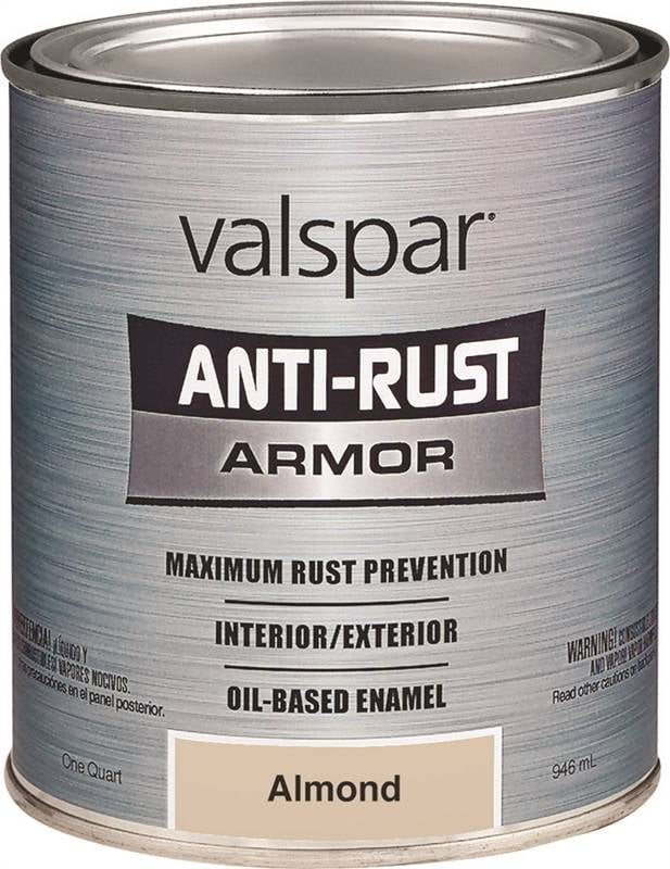 Valspar 21800 Armor AntiRust Oil Based Enamel Paint, 1 gal, 400 sqft