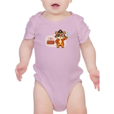 

I Am A Pirate Tiger Bodysuit Infant -Image by Shutterstock 6 Months