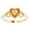Yellow, variant on Pompeii 7mm Citrine Women's Heart Ring in 14k Gold 5.5mm Tall (,)