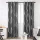 thumbnail image 1 of Juego de 2 Cortinas Térmicas Anti Frío Patrón de Línea Plata Interior Oficina Adulto 140x240 cm Cortina Hogar Cocina Anti Frío Calor Gris Oscuro Blackout Térmica Anti Frío, 1 of 5