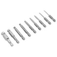 thumbnail image 4 of 9pcs Hex Head Wrench Drill Bit,  9pcs Hex Screwdriver Bit Set Rustproof S2 Steel  Ball  Hex Screwdriver Bit  Head Hex Bits 1/4 Inch Hex Shank  For Universal, 4 of 8