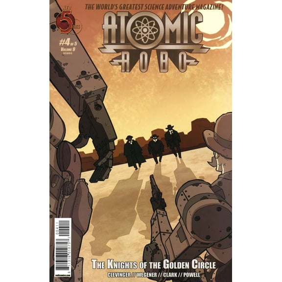 Atomic Robo and the Knights of the Golden Circle #4 VF ; Red 5 Comic Book