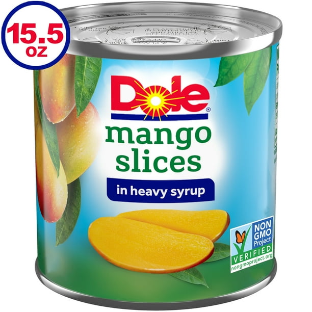 Dole Mango Slices in Heavy Syrup, 15.5 oz. Canned Fruit