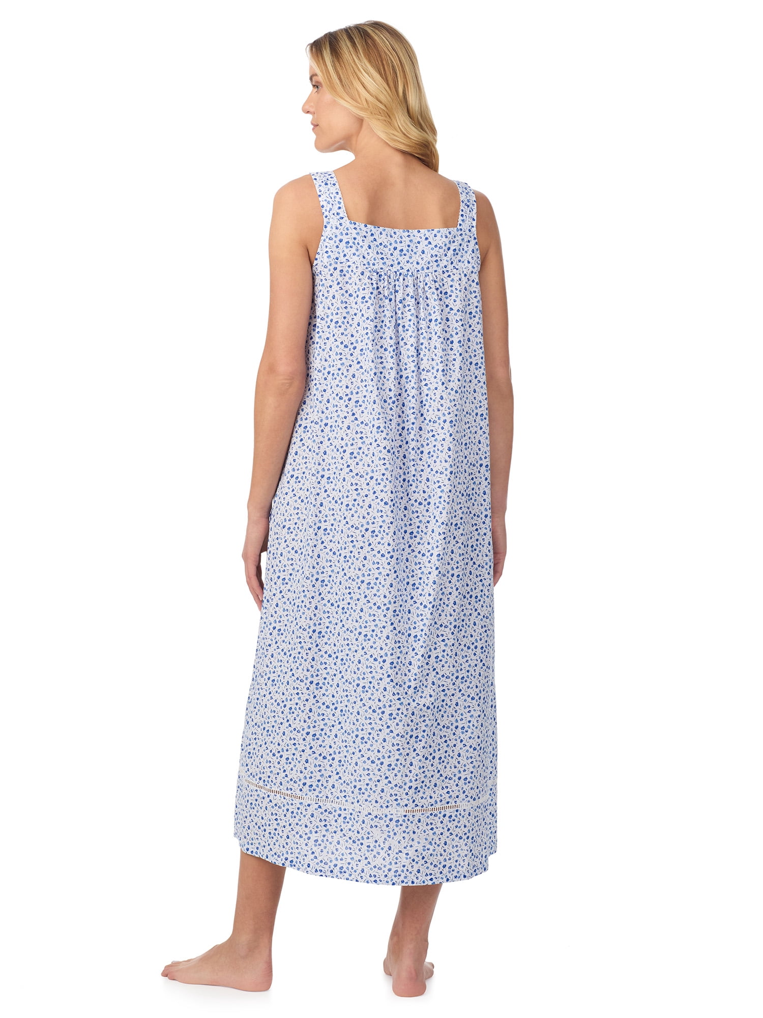 Aria Women's Lightweight Cotton Woven 50" Ballet Nightgown, Sizes XS-5X