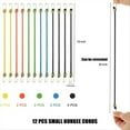 thumbnail image 2 of Small Bungee Cords with Hooks 12 Pack, Adjustable Rubber Elastic for Luggage Roof Rack Hanging Outdoor, 2 of 6