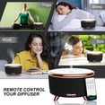 thumbnail image 5 of NEI Diffusers for Essential Oils Large Room, 500ml Aromatherapy Diffuser Cool Mist Humidifier with Remote Control,7 Colors Lights & 3 Mist Mode Waterless Auto Off for Women Office Home Black, 5 of 12