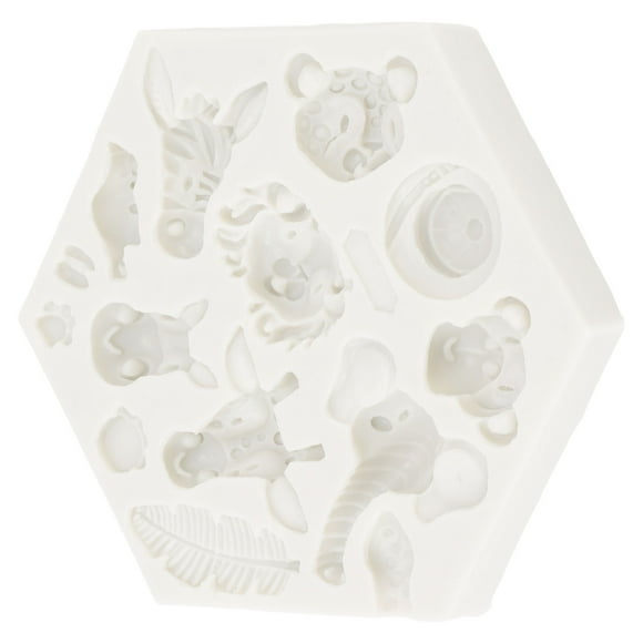Molde para hornear, molde de silicona, lindo molde de fondant de animales, moldes de silicona para hornear, diseño de clase mundial