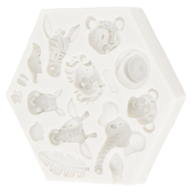Molde para hornear, molde de silicona, lindo molde de fondant de animales, moldes de silicona para hornear, diseño de clase mundial