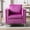 Purple, variant on Modern Armchair Tufted Button Accent Chair Club Chair with Steel Legs for Living Room Bedroom