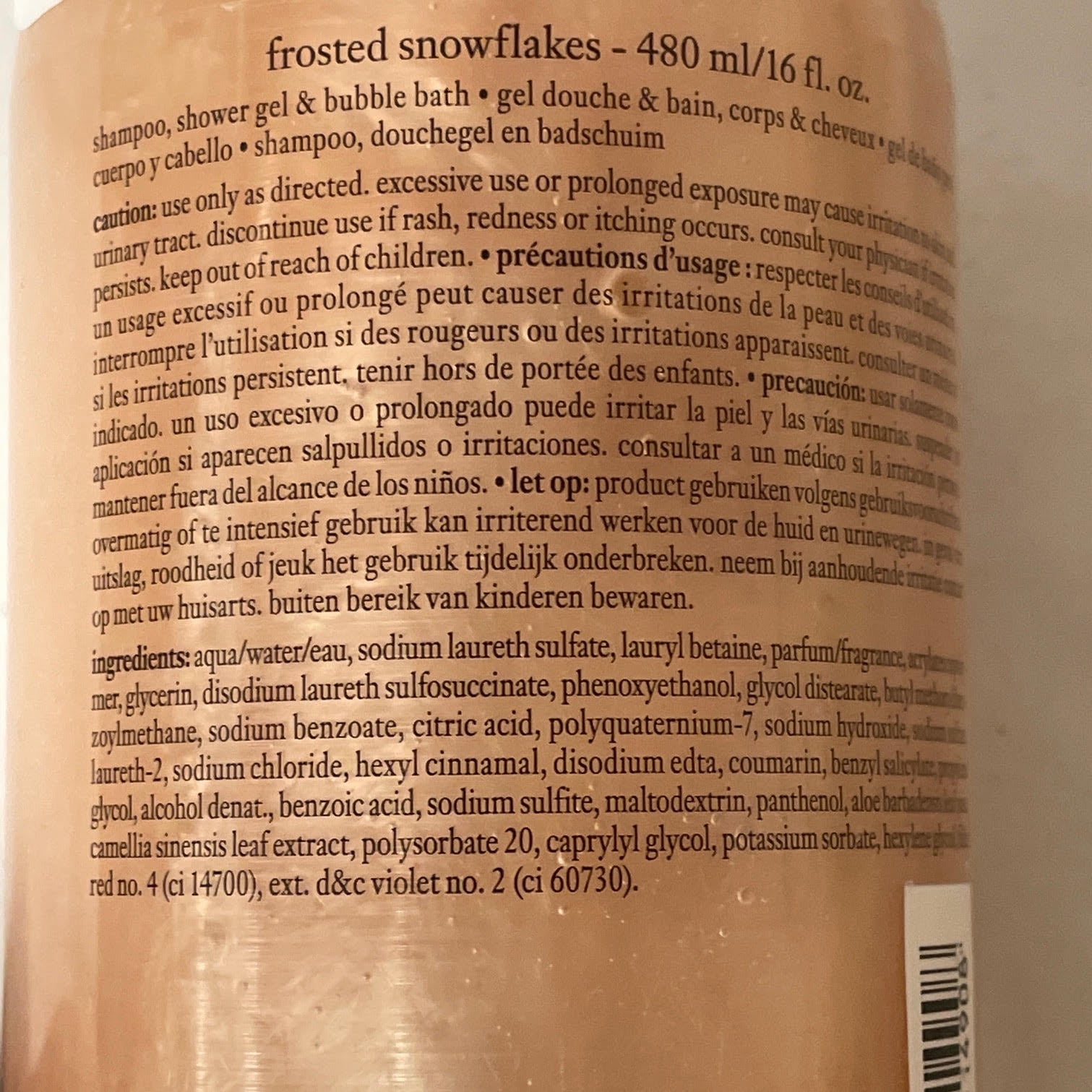 Philosophy - Frosted Snowflakes Shampoo, Shower Gel and Bubble Bath Holiday 2021