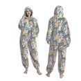thumbnail image 1 of Cartoon Animal One-piece Pajamas Flannel Pajamas For Men And Women, 1 of 1