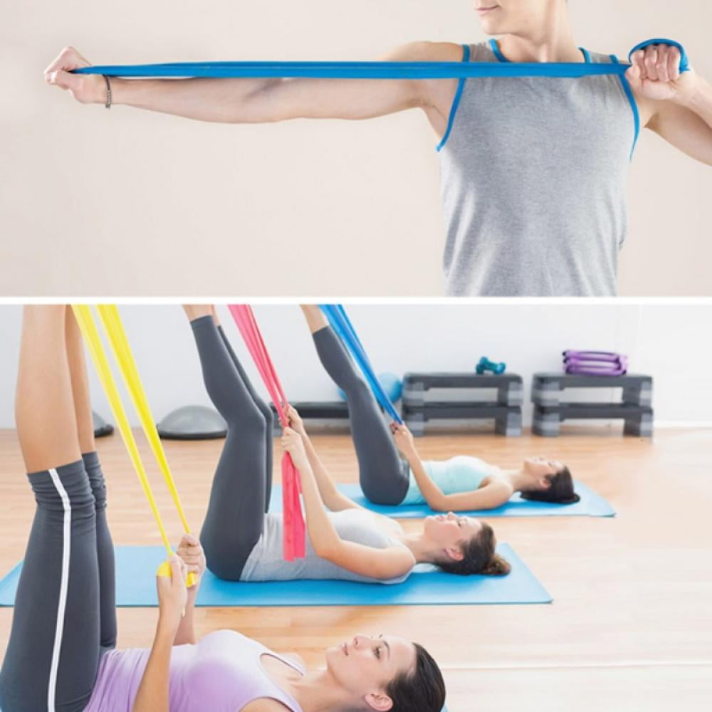 Yoga Stretch Strap D-ring Belt Waist Leg Fitness Adjustable Outdoor Bands Q 