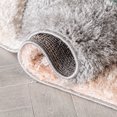 thumbnail image 6 of Well Woven Lolly Remi Geometric Stripes Grey Purple 5'3" x 7'3" 3D Texture Shag Area Rug, 6 of 7