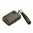 thumbnail image 2 of Vitodeco Leather Remote Key Fob Cover Case Protector Holder Compatible with Polestar - 4 Buttons, Black, 2 of 5