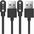 thumbnail image 1 of xixishop Compatible with Homailida Smart Watch Charger, Magnetic Replacement Charger Compatible with Homailida Smartwatch G208-1.2 Inches (Black+Black), 1 of 1