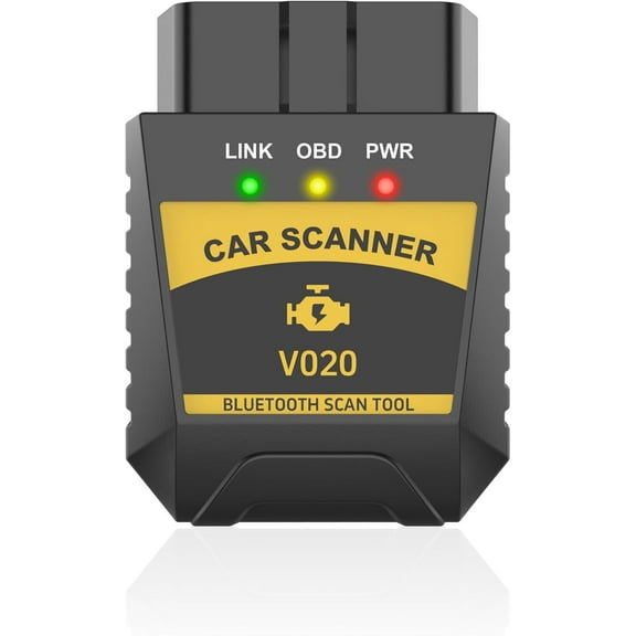 Fixed Car Diagnostic Scanner,OBD2 Scanner Bluetooth,Car Accessories,Clear/Reset Vehicle Engine Error Code Reader Diagnostic Tool,Auto Diagnostic Scan Tool,Suitable for iPhone iOS Android