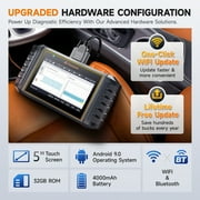 FOXWELL NT710 OBD2 Scanner Fits for Mercedes-Benz Sprinter Automotive Diagnostic Tool Full System Code Reader Bi-Directional Control Active Test All Service Battery Registration EOBD OBD Scan Tablet